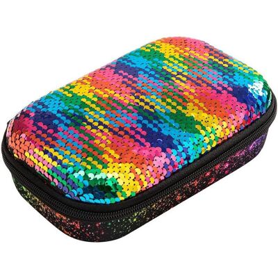 Zipit, Etui, Stifteetui mit Glitzer-Pailletten – Bunt Zipit, Etui, Stifteetui mit Glitzer-Pailletten – Bunt
