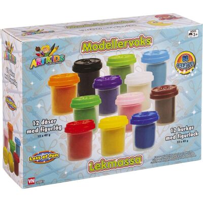 ArtKids, Modelliermasse, - 12 Cans Clay (32847) ArtKids, Modelliermasse, - 12 Cans Clay (32847)