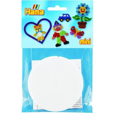Hama mini 2stk stiftplader runde Ø8cm Hama mini 2stk stiftplader runde Ø8cm