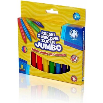 Astra, Malstifte, SUPER Jumbo-Wachse 8 Stück (8x) Astra, Malstifte, SUPER Jumbo-Wachse 8 Stück (8x)