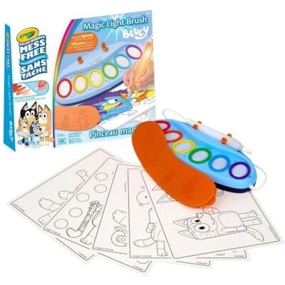 Crayola Color Wonder Magic Light Up Brush Bluey Crayola Color Wonder Magic Light Up Brush Bluey