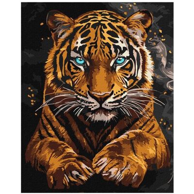 Ideyka Malen nach Zahlen - Wilder Tiger 40x50cm Ideyka Malen nach Zahlen - Wilder Tiger 40x50cm