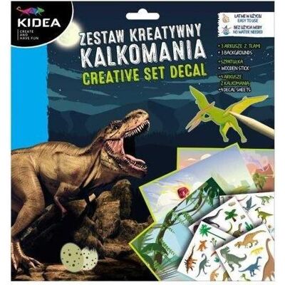Derform, Sticker, Aufkleber - Dinosaurier KIDEA Kreativset (4 Sticker) Derform, Sticker, Aufkleber - Dinosaurier KIDEA Kreativset (4 Sticker)