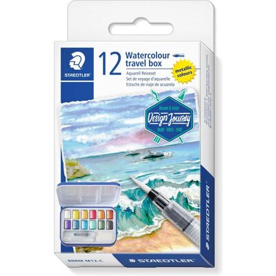 Staedtler 888M M12-C Metall-Aquarellset - Malset Staedtler 888M M12-C Metall-Aquarellset - Malset