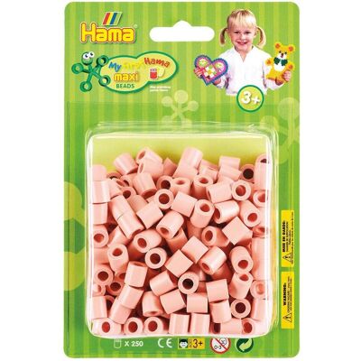Hama Strijkkralen Maxi - Mat Roze, 250st. Hama Strijkkralen Maxi - Mat Roze, 250st.