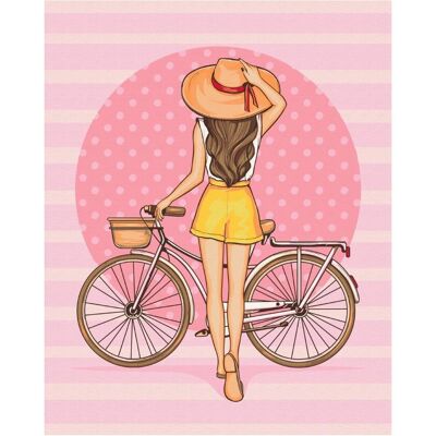 Syma Picture Paint it! Girl with a bicycle Syma Picture Paint it! Girl with a bicycle