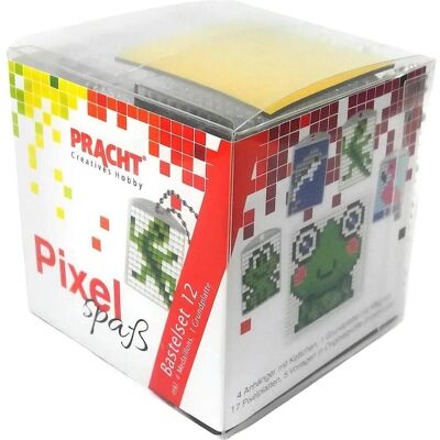 Magni Pixel P90032-63501 Lustiges Bastelset 12, zum Gestalten von 4 Schlüsselanhängern (Medaillons) für Ki Magni Pixel P90032-63501 Lustiges Bastelset 12, zum Gestalten von 4 Schlüsselanhängern (Medaillons) für Ki