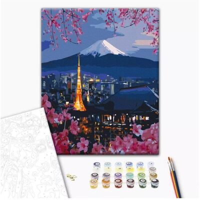 Twoje Hobby Malen nach Zahlen BRUSHME, 40x50 cm, Reise in Japan, 1 Stk. Twoje Hobby Malen nach Zahlen BRUSHME, 40x50 cm, Reise in Japan, 1 Stk.