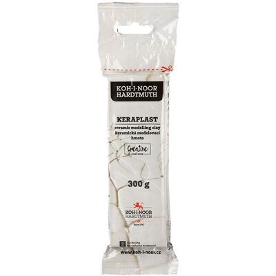 Koh-i-Noor, Modelliermasse, Clay, 300 g white 1308-007 Koh-i-Noor, Modelliermasse, Clay, 300 g white 1308-007