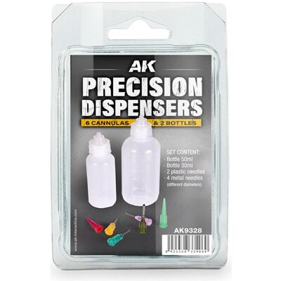 AK Interactive PRECISION DISPENSERS (6cannulas & 2 bottles) AK Interactive PRECISION DISPENSERS (6cannulas & 2 bottles)
