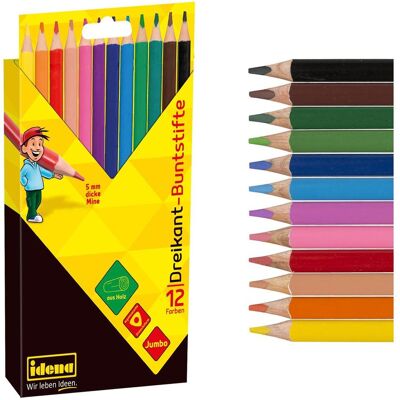 Idena, Malstifte, Buntstifte Jumbo dreikant 12er FSC100% (12x) Idena, Malstifte, Buntstifte Jumbo dreikant 12er FSC100% (12x)