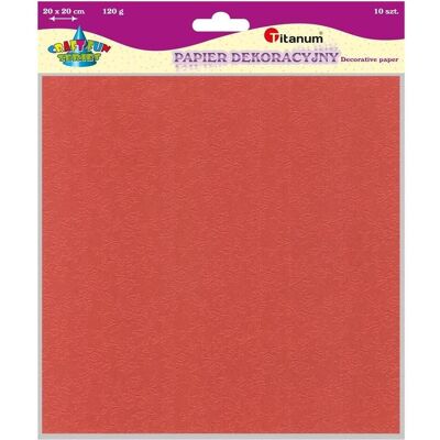 Titanum, Bastelpapier, Dekorative geprägte Papierblumen Mischung 10 Stk (120 g/m²) Titanum, Bastelpapier, Dekorative geprägte Papierblumen Mischung 10 Stk (120 g/m²)