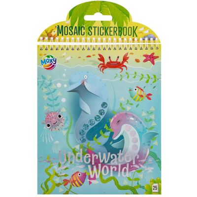 Grafix, Sticker, Luxuriöses Mosaik-Stickerbuch Unterwasserwelt Grafix, Sticker, Luxuriöses Mosaik-Stickerbuch Unterwasserwelt