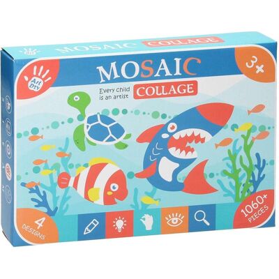 Mosaik-Collage Unterwasserwelt-Bastelset Mosaik-Collage Unterwasserwelt-Bastelset