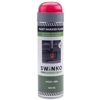 Swinko, Marker, 24.001.04 Markierungsfarbe Farbmarkierer 500 ml - rot fluoreszierend Swinko, Marker, 24.001.04 Markierungsfarbe Farbmarkierer 500 ml - rot fluoreszierend