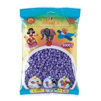 Toymax Hama midi perler 3000stk pastel lilla Toymax Hama midi perler 3000stk pastel lilla