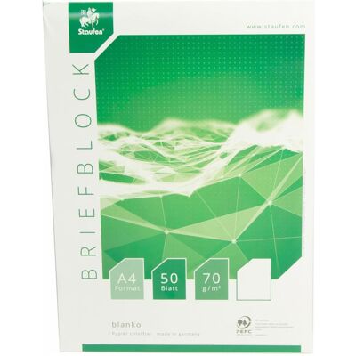 Ursus, Heft + Block, Briefblock A4 (A5, Blanko, Kein Einband) Ursus, Heft + Block, Briefblock A4 (A5, Blanko, Kein Einband)