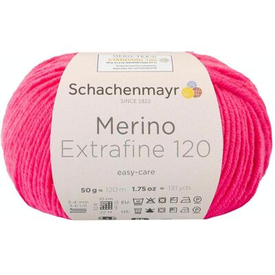 Schachenmayr ca. 120 m 00139 azalee 50 g, Garn + Wolle, Pink Schachenmayr ca. 120 m 00139 azalee 50 g, Garn + Wolle, Pink