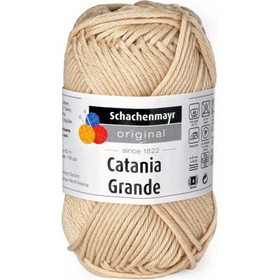 Schachenmayr Catania Grande", 50g, ca. 63 m, Garn + Wolle, Beige Schachenmayr Catania Grande", 50g, ca. 63 m, Garn + Wolle, Beige