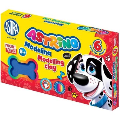 Astra, Modelliermasse, Modelliermasse 6 Farben Astrino Astra, Modelliermasse, Modelliermasse 6 Farben Astrino