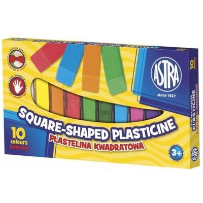 Bertus, Modelliermasse, Quadratisches Plastilin 10 Farben ASTRA Bertus, Modelliermasse, Quadratisches Plastilin 10 Farben ASTRA