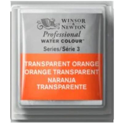 Winsor & Newton, Künstlerfarbe + Bastelfarbe, Watercolour proff. 1/2 pan transparant orange Winsor & Newton, Künstlerfarbe + Bastelfarbe, Watercolour proff. 1/2 pan transparant orange