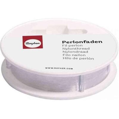 Rayher Perlonfaden 0,15 mm glatt transparent 0,15 mm x 50,0 m Rayher Perlonfaden 0,15 mm glatt transparent 0,15 mm x 50,0 m
