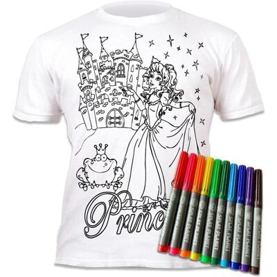 Planet Wiederfärbbares T-Shirt „Prinzessin 5–6“. Planet Wiederfärbbares T-Shirt „Prinzessin 5–6“.