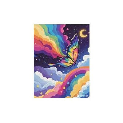 Koh-i-Noor Malen nach Zahlen 40x50cm Regenbogen-Schmetterling Koh-i-Noor Malen nach Zahlen 40x50cm Regenbogen-Schmetterling