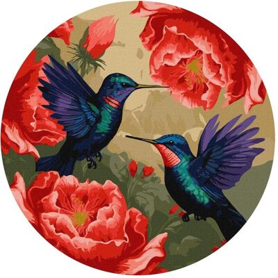 Ideyka Malen nach Zahlen - Bunte Kolibris Ideyka Malen nach Zahlen - Bunte Kolibris