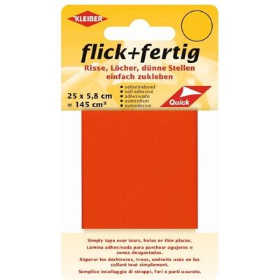Kleiber flick+fertig 140 cm² neon orange 1 St, Nähzubehör, Orange Kleiber flick+fertig 140 cm² neon orange 1 St, Nähzubehör, Orange