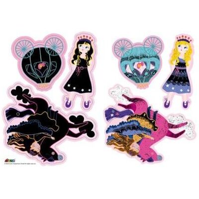 Avenir (Bundle) - Scratch Greeting Card - Princesses (58CH221857) Avenir (Bundle) - Scratch Greeting Card - Princesses (58CH221857)