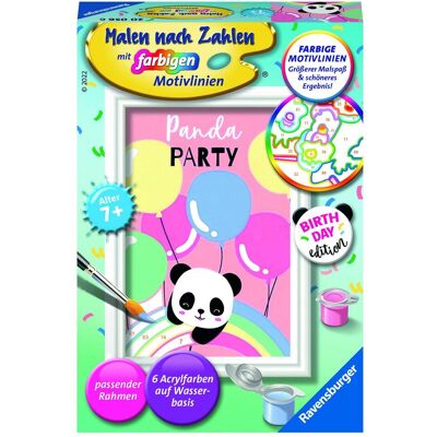 Ravensburger Malen nach Zahlen 20056 - Panda Party – Kinder ab 7 Jahren Ravensburger Malen nach Zahlen 20056 - Panda Party – Kinder ab 7 Jahren