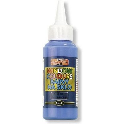 Koh-i-Noor, Künstlerfarbe + Bastelfarbe, Fenstermalfarbe 60 ml Glasmalfarbe - Dark Blue - (60 ml) Koh-i-Noor, Künstlerfarbe + Bastelfarbe, Fenstermalfarbe 60 ml Glasmalfarbe - Dark Blue - (60 ml)