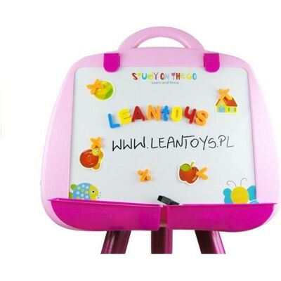 Lean Toys Magnetisches Whiteboard mit löschbaren Buchstaben und Zahlen Lean Toys Magnetisches Whiteboard mit löschbaren Buchstaben und Zahlen