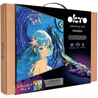 Okto Manga Water / 3D Painting with air clay Okto Manga Water / 3D Painting with air clay