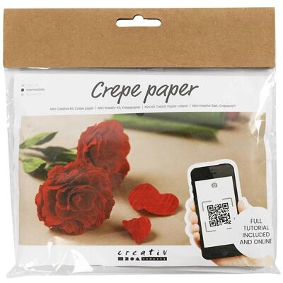 Creativ Company Mini Bastelset Krepppapier Creativ Company Mini Bastelset Krepppapier