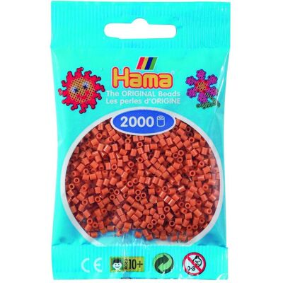 Hama mini perler 2000stk lysebrun Hama mini perler 2000stk lysebrun