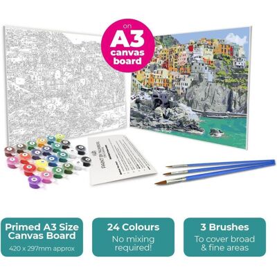 Zieler Paint By Numbers - Mediterranean city (609299444) Zieler Paint By Numbers - Mediterranean city (609299444)