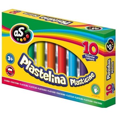 Astra, Modelliermasse, Plastilin 10 Farben AS Astra, Modelliermasse, Plastilin 10 Farben AS