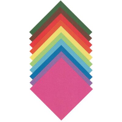 Folia, Bastelpapier, Faltblätter 8x8cm 70g sortiert (70 g/m², 500x) Folia, Bastelpapier, Faltblätter 8x8cm 70g sortiert (70 g/m², 500x)