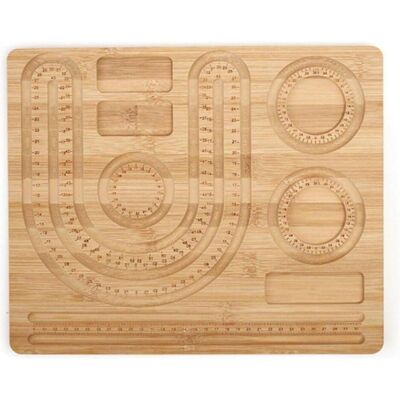 Creative Schmuckbrett aus Holz mit Maserung, 35 x 28,5 cm Creative Schmuckbrett aus Holz mit Maserung, 35 x 28,5 cm