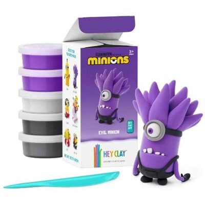 Tm, Modelliermasse, Hey Clay – Minions: Evil Minion mit Zubehör Tm, Modelliermasse, Hey Clay – Minions: Evil Minion mit Zubehör