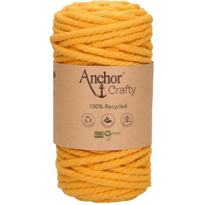 Anchor Crafty Makramee-Garn, Garn + Wolle, Gelb Anchor Crafty Makramee-Garn, Garn + Wolle, Gelb
