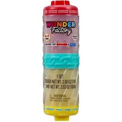 MGA Wonder Factory Never Dry Teig & Sand Rot Gelb MGA Wonder Factory Never Dry Teig & Sand Rot Gelb