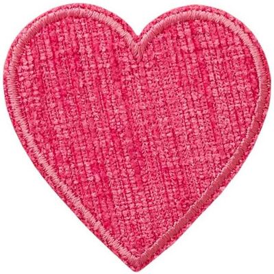 Mono Quick Herz Stoff, Applikationen, Pink Mono Quick Herz Stoff, Applikationen, Pink