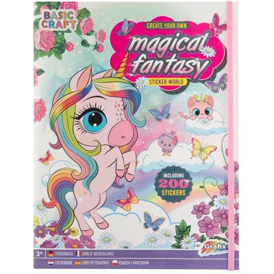 Grafix Magisches Fantasy Stickerbuch - 200 Einhornaufkleber - Stickeralbum Grafix Magisches Fantasy Stickerbuch - 200 Einhornaufkleber - Stickeralbum