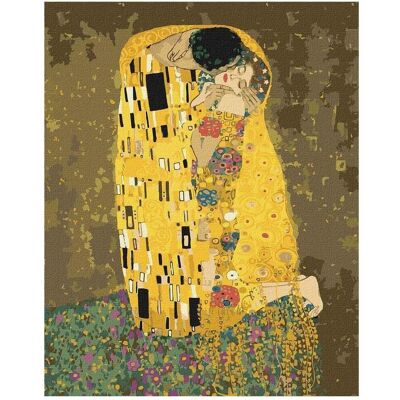 Malen nach Zahlen - Kuss 2 von Gustav Klimt Malen nach Zahlen - Kuss 2 von Gustav Klimt