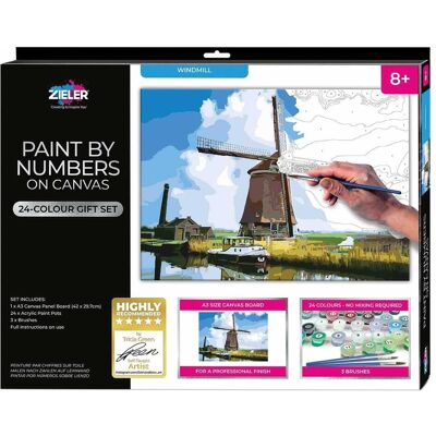 Zieler Paint By Numbers - Windmill (609299443) Zieler Paint By Numbers - Windmill (609299443)