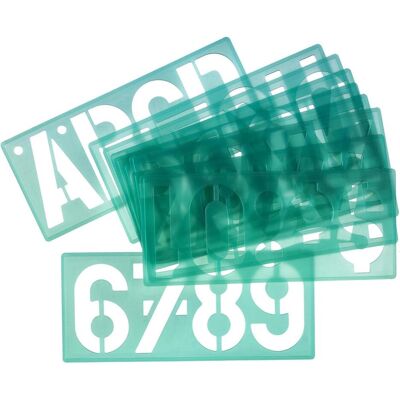 Linex, Lineal, Schriftschablone 100mm (12 cm, Kunststoff) Linex, Lineal, Schriftschablone 100mm (12 cm, Kunststoff)